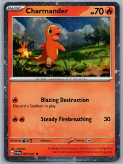 Charmander - (Cosmos Holo) Holo Common Miscellaneous Cards & Products 007/091 NM - Image 1