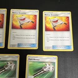 Pokemon Card Lot: Two Field Blower 125/145 + Three Rescue Stretcher 130 / 145 - Image 4