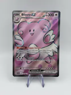 Pokemon TCG Blissey EX Twilight Masquerade Ultra Rare Card 201/167 Near mint - Image 1