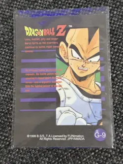 G-9 FRIEZA - GOLD FOIL Card 1999 Dragon Ball Z DBZ - Japanese Amada - Image 2