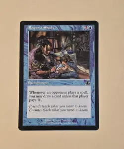 MTG Rhystic Study Prophecy NM Fast FREE SHIPPING - Image 1