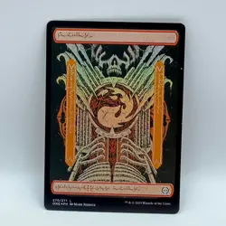 MTG Phyrexia All Will Be One Phyrexian Foil Basic Land Set 267-271 Mark Riddick - Image 3