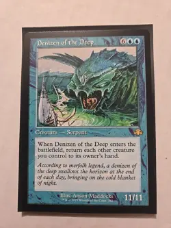 Denizen of the Deep - Dominaria Remastered - LP - Rare - Creature - MTG - Image 1