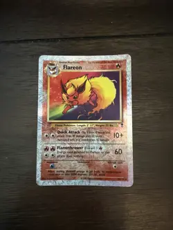 Flareon 10/110 Legendary Collection 2002 Reverse Holo Vintage Pokemon Card - Image 3