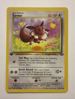 Pokemon Jungle 1st Edition Eevee 51/64 Non Holo NM - Image 1
