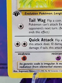 Eevee ⭐ 51/64 1st Edition Wizards Jungle 1999 Pokemon NM/LP - Image 5