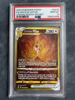 Arceus VSTAR GG70/GG70 - PSA 10 Gem Mint - Pokemon TCG Crown Zenith - Image 1