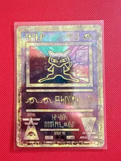 Pokemon TCG Ancient Mew WotC Promo Holo moderately played and ungraded - Image 1