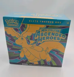 Mega Evolution Ascended Heroes ETB Elite Trainer Box Factory Sealed Pokemon TCG - Image 1