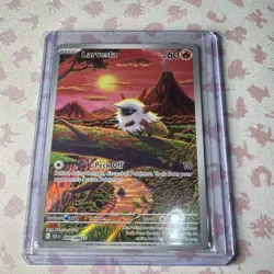 Pokemon Larvesta 099/086 SV Black Bolt Illustration Rare Full Art Holo EN 60 HP - Image 1