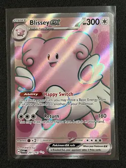 Pokemon TCG - Blissey EX 201/167 - Twilight Masquerade Double Rare - Image 1