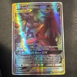 The Pokemon Company Greninja & Zoroark GX TAG TEAM Full Art Holo 201/214 250 HP - Image 1