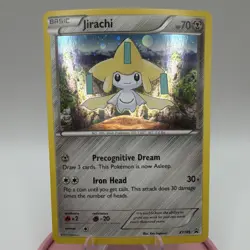 The Pokemon Jirachi XY195 XY Promo Basic Holo LP English - Image 1