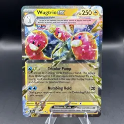 Wugtrio ex 060/162 SV05: Temporal Forces (TEF) Double Rare Holo Pokemon TCG NM - Image 1