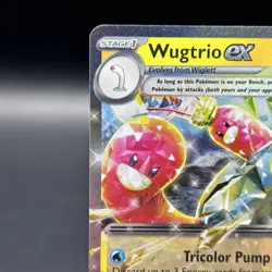 Wugtrio ex 060/162 SV05: Temporal Forces (TEF) Double Rare Holo Pokemon TCG NM - Image 3