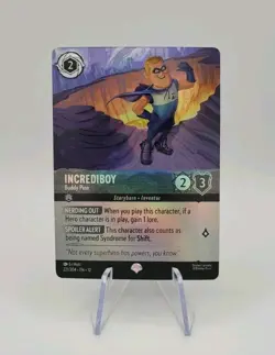 Disney Lorcana TCG: Incrediboy Buddy Pine 221/204 Epic - Wilds Unknown - NM - Image 1