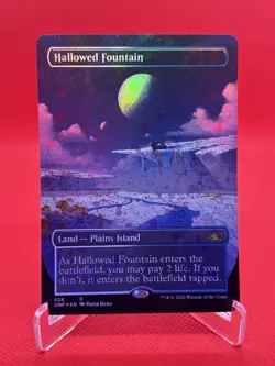 Hallowed Fountain - Galaxy Foil Handmade Playtesting Card! - Image 1