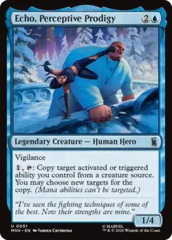 PREORDER: Echo, Perceptive Prodigy Foil - MTG Marvel Super Heroes - Image 1