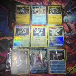 Pokemon Card Lot of 9 Palkia and Dialga 16/106 Dialga black star promo BK promo - Image 1