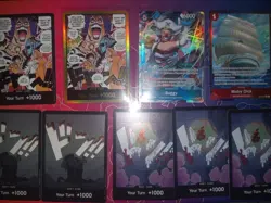 One Piece OP-10,OP-13,OP-16 Alt Art , SR Leader Lot Of 190 Cards All Holos ST30 - Image 2