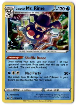 Galarian Mr. Rime Promo SWSH: Sword & Shield Promo Cards SWSH079 NM - Image 1