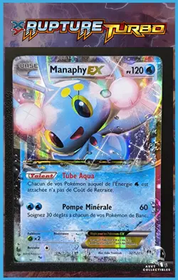 Carte Pokemon Manaphy EX 32/122 XY09 XY Rupture Turbo FR XY9 - Image 1