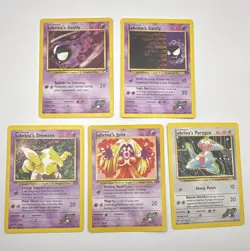 Gym Heroes Pokemon TCG 5-Card Lot Sabrina's Gastly Drowzee Jynx Porygon - Image 1
