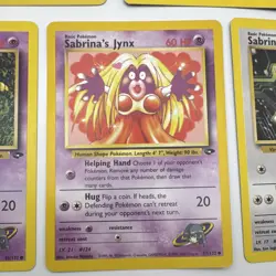 Gym Heroes Pokemon TCG 5-Card Lot Sabrina's Gastly Drowzee Jynx Porygon - Image 5