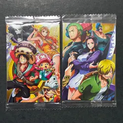 S7294 Straw Hat Crew Japan One Piece Stampede Movie Wafer Cards SEALED J11 - Image 1