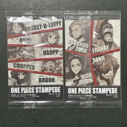 S7294 Straw Hat Crew Japan One Piece Stampede Movie Wafer Cards SEALED J11 - Image 2