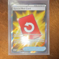 Special Red Card 113/086 Pokemon TCG XY Flashfire Trainer-Item Reverse Holo - Image 1