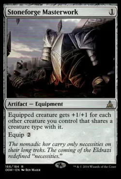 MTG Oath of the Gatewatch #166 Stoneforge Masterwork - Lightly played - Image 1