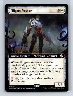 Commander: March of the Machine #102 Filigree Vector (Extended Art) - Image 1