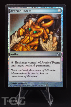 Avarice Totem: 2004 Magic the Gathering - Fifth Dawn Foil - Image 1