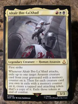 MTG TCG Assassin's Creed Altair Ibn-La'Ahad 0045 Regular Mythic - Image 1