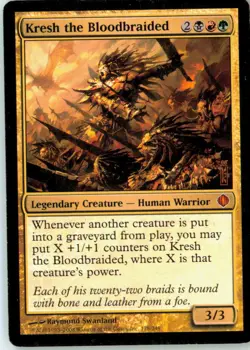 Kresh the Bloodbraided 178 Mythic Shards of Alara Moderately Played - Image 2