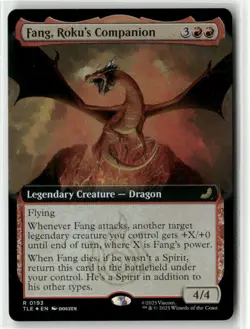 MTG Fang, Roku's Companion 0193 Foil (Extended Art) Avatar TLE NM - Image 1