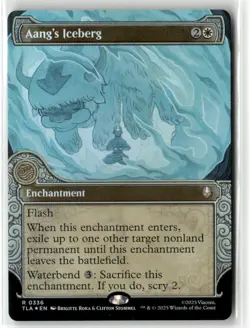MTG Aang's Iceberg 0336 Foil (Showcase) Avatar TLA NM - Image 1