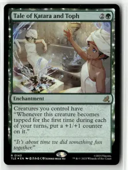 MTG Tale of Katara and Toph 0143 Foil Avatar TLE NM - Image 1