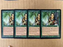 MTG 4x Lllanowar Sentinel Weatherlight Premodern Magic the Gathering x4 LP - Image 1