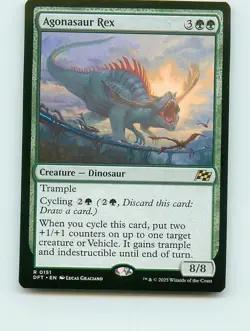 Agonasaur Rex - R151 - MTG - Aetherdrift (DFT) - Image 1
