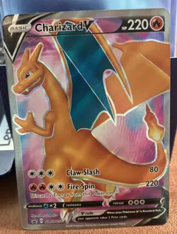 Pokemon Champions Path Charizard V SWSH050 Promo Full Art NM-MT - Image 1