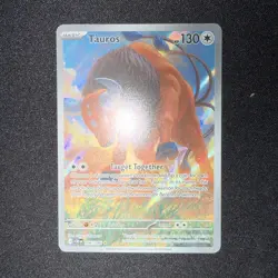 2026 Pokemon MEG Chaos Rising Tauros 96 /86 Illustration Rare Holo Full Art 002 - Image 5