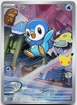 Piplup 042 Holo Promo ME: Mega Evolution Promo Pokemon Near Mint - Image 1