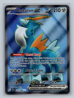 Cobalion ex 103/086 Ultra Rare Chaos Rising NM 2026 5ban Graphics Free Shipping - Image 1