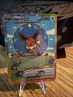 BUBBLE EEVEE EX POKEMON CARD - * FAN ART * MEW FRIENDS - Image 1