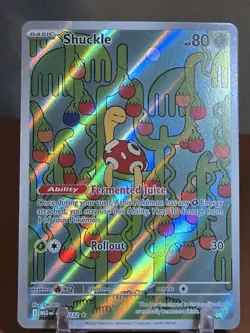 Shuckle 136/132 Illustration Rare Mega Evolution Pokemon Holo Near Mint - Image 1