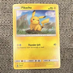 Pokemon TCG Pikachu SM183 SM Promo EN Holo Basic 70 HP Aya Kusube Pokemon Co - Image 1