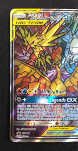 Moltres & Zapdos & Articuno GX SM210 Holo Promo Sun & Moon Promo Pokemon Holo NM - Image 2