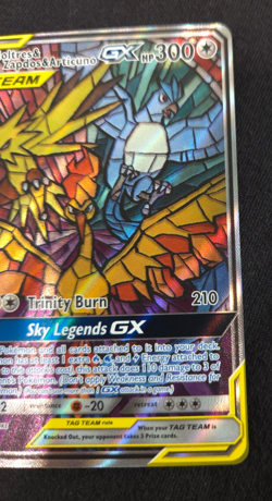Moltres & Zapdos & Articuno GX SM210 Holo Promo Sun & Moon Promo Pokemon Holo NM - Image 3